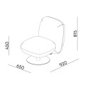 Поворотне крісло Circle10